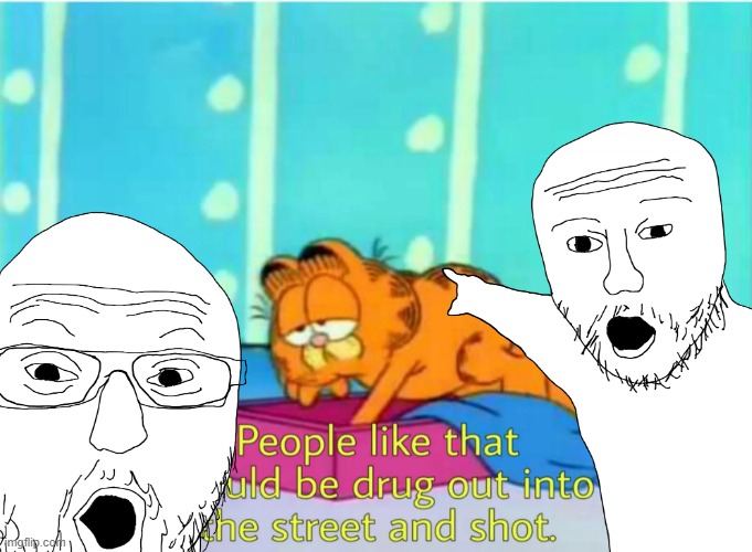 funni | image tagged in garfield,gorefiled | made w/ Imgflip meme maker