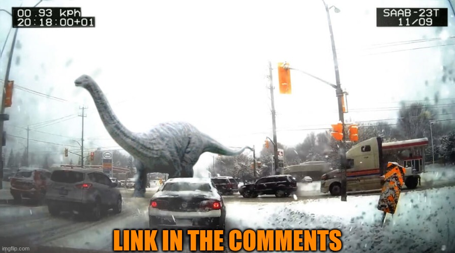 TORONTO, CANADA | LINK IN THE COMMENTS | image tagged in apatosaurus at canada,jurassic park,jurassic world,dinosaur,animals,apatosaurus | made w/ Imgflip meme maker