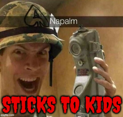 They're all VC when the bombs explode | STICKS TO KIDS | image tagged in rmk | made w/ Imgflip meme maker