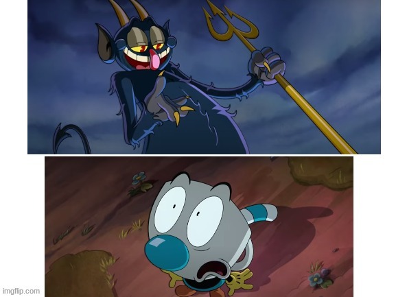 Homework | image tagged in devil scaring mugman | made w/ Imgflip meme maker