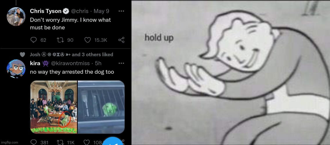 Afternoon News | image tagged in fallout hold up | made w/ Imgflip meme maker