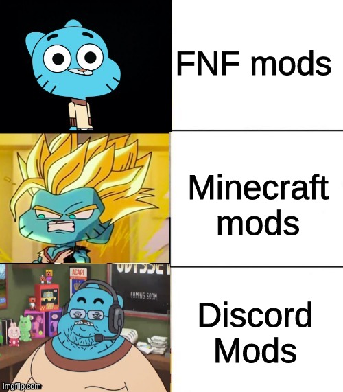 Best,Better, Blurst but with gumball | FNF mods; Minecraft mods; Discord Mods | image tagged in best better blurst but with gumball | made w/ Imgflip meme maker