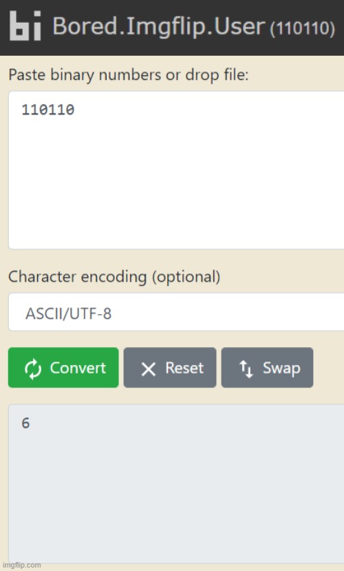 6 | made w/ Imgflip meme maker