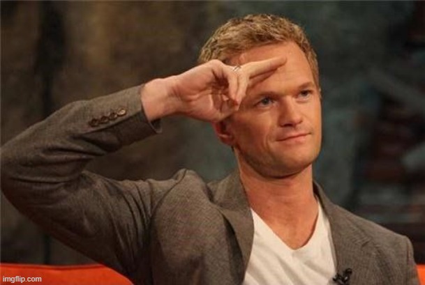 Barney Stinson Salute | image tagged in barney stinson salute | made w/ Imgflip meme maker