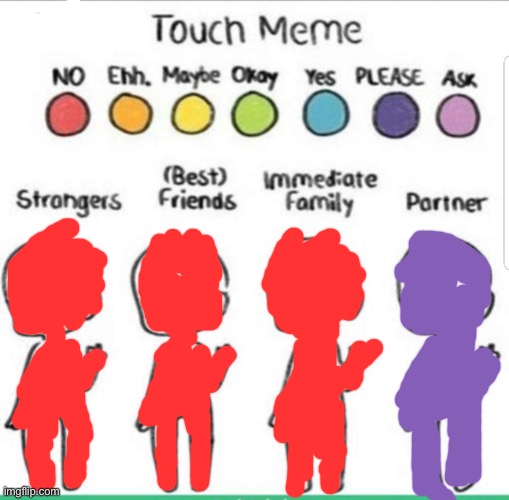 ketchup people plus a purple ketchup guy | made w/ Imgflip meme maker