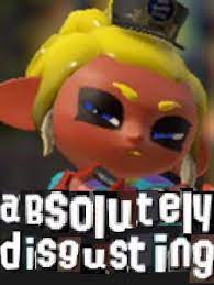 High Quality absolutely disgusting octoling v2 Blank Meme Template