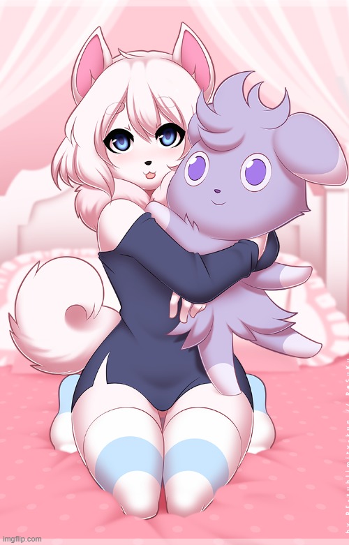 *Mlem* (By RE-sublimity-kun) | image tagged in furry,femboy,cute,adorable | made w/ Imgflip meme maker