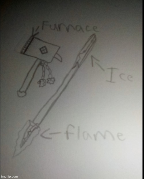 Random drawing 2 fire and ice boogaloo | made w/ Imgflip meme maker