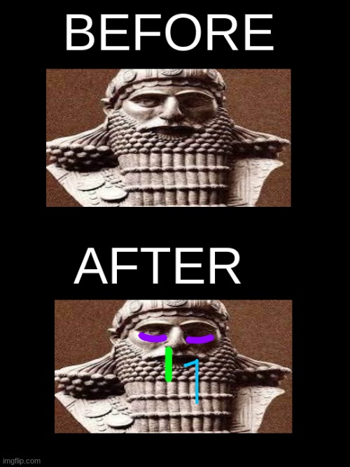 Social Studies Class meme | image tagged in before and after sick/tired ancient king | made w/ Imgflip meme maker