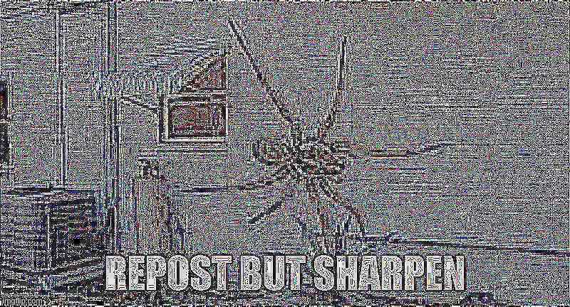 Sharp spider | image tagged in spider,repost but sharpen | made w/ Imgflip meme maker