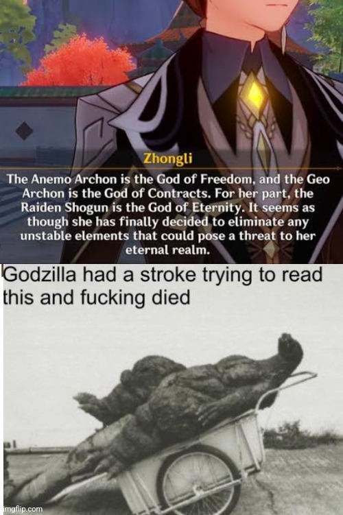 I cannot get my head around these words- | image tagged in godzilla | made w/ Imgflip meme maker