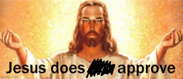 Jesus Does Not Approve | image tagged in jesus does not approve | made w/ Imgflip meme maker