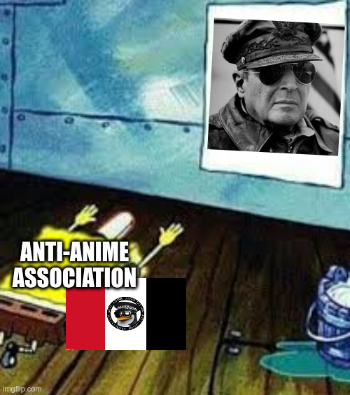 spongebob worship | ANTI-ANIME ASSOCIATION | image tagged in spongebob worship | made w/ Imgflip meme maker