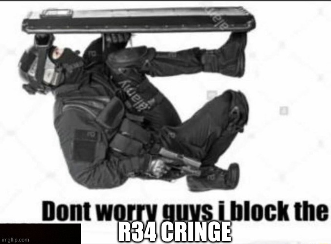 Dont worry guys | R34 CRINGE | image tagged in dont worry guys | made w/ Imgflip meme maker