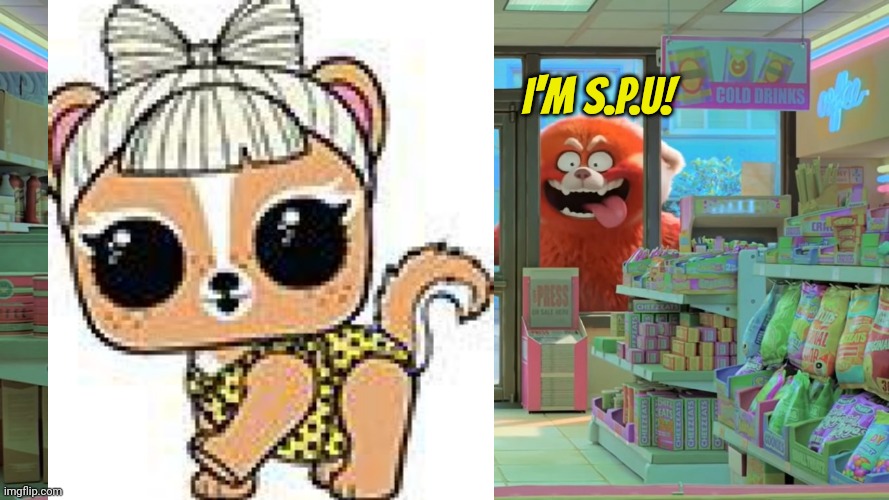 Turning Red Awooga-But it's S.P.U! | I'm S.P.U! | image tagged in turning red | made w/ Imgflip meme maker