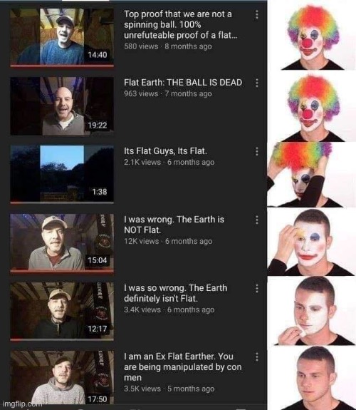 REDEMPTION ARC?! | image tagged in no longer a clown | made w/ Imgflip meme maker