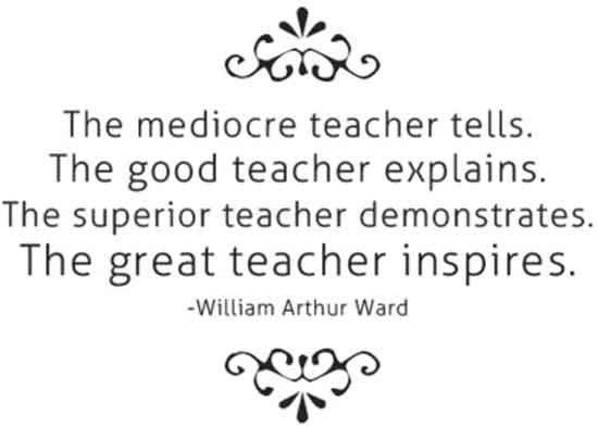 quotes about teaching william ward | image tagged in quotes,motivators