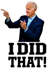 Biden sticker, I did that Blank Meme Template