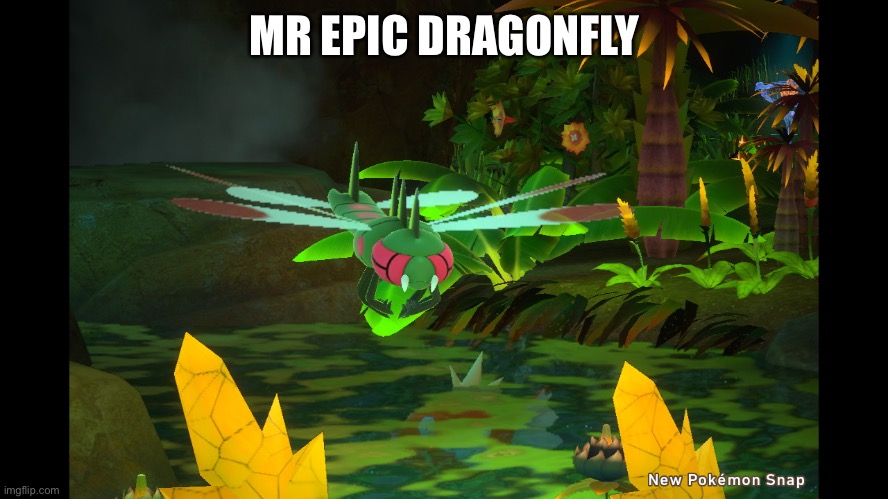 Yanmega is a cool dragonfly | MR EPIC DRAGONFLY | made w/ Imgflip meme maker