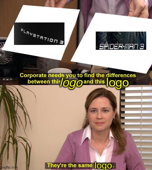 is so similar lol | logo; logo; logo | image tagged in they are the same picture,spiderman | made w/ Imgflip meme maker