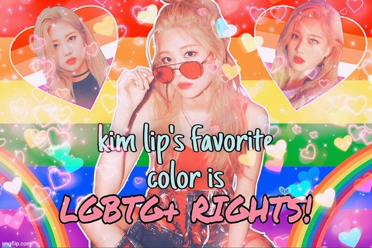 Been awhile since I post things like this | image tagged in lgbtq,loona | made w/ Imgflip meme maker