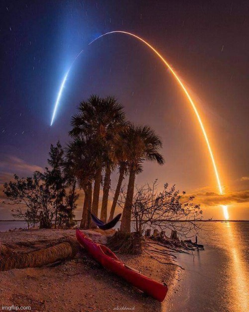 Space X rocket launch 3 | image tagged in space x,rocket launch,florida,awesome,photography | made w/ Imgflip meme maker