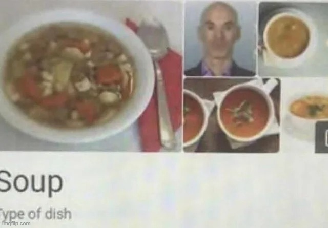 type of dish | made w/ Imgflip meme maker