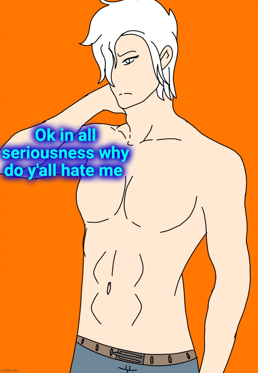 Spire's canon human design | Ok in all seriousness why do y'all hate me | image tagged in spire's canon human design | made w/ Imgflip meme maker