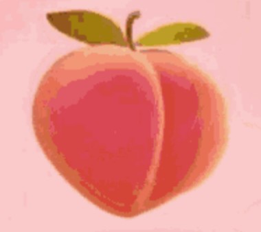 High Quality Peach Emoij Blank Meme Template