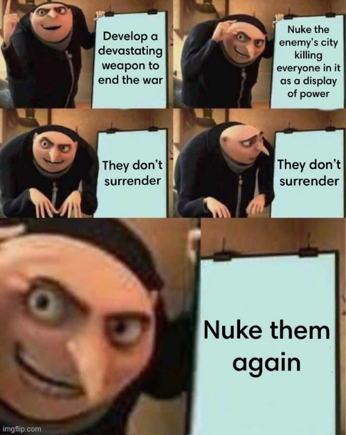 2 Times the Charm | image tagged in history memes | made w/ Imgflip meme maker