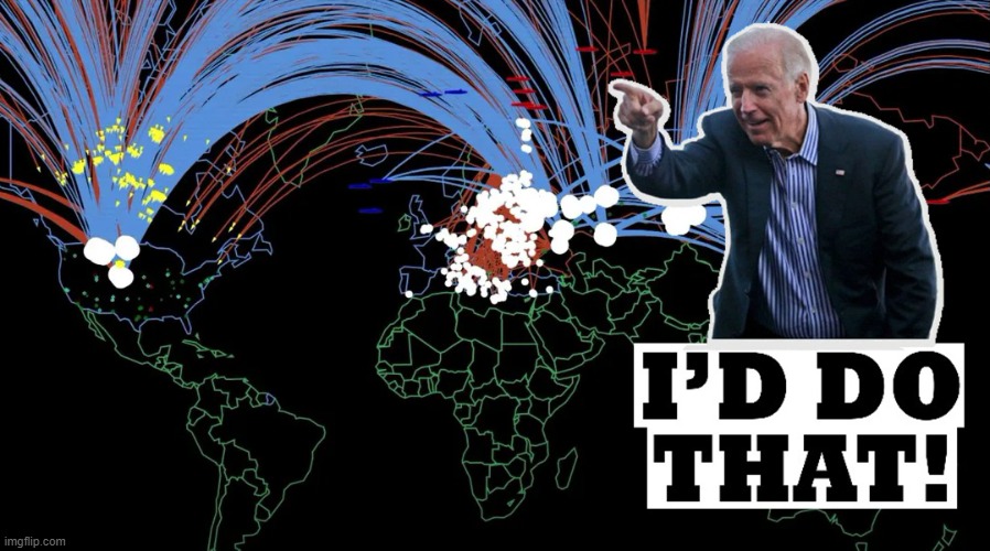 God save us from this senile old fart | image tagged in joe biden,vladimir putin,nuclear war,memes,russia | made w/ Imgflip meme maker