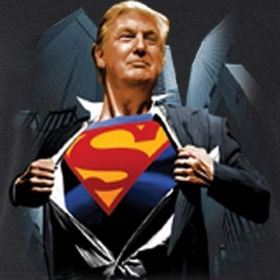 Trump Superman Blank Meme Template
