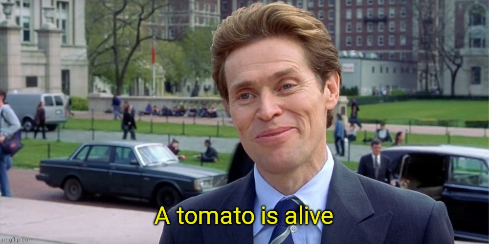 You know, I'm something of a scientist myself | A tomato is alive | image tagged in you know i'm something of a scientist myself | made w/ Imgflip meme maker