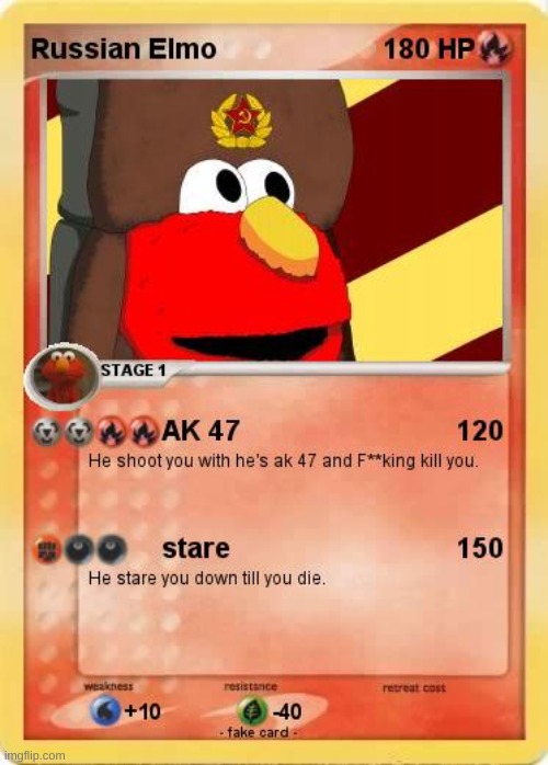 Russian Elmo | image tagged in russian elmo | made w/ Imgflip meme maker