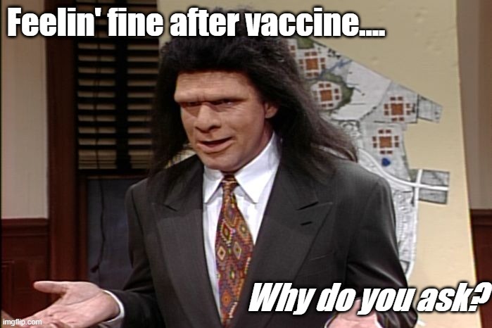 No, I promise... my DNA was not altered! | image tagged in vince vance,caveman,vaccines,memes,cavemen | made w/ Imgflip meme maker