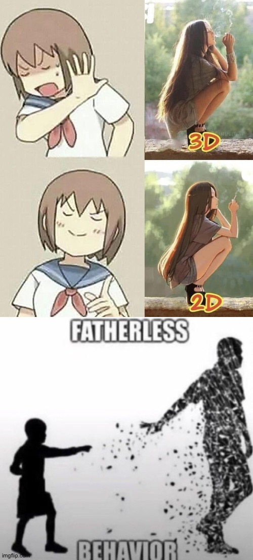 get a real gf | image tagged in fatherless behavior | made w/ Imgflip meme maker
