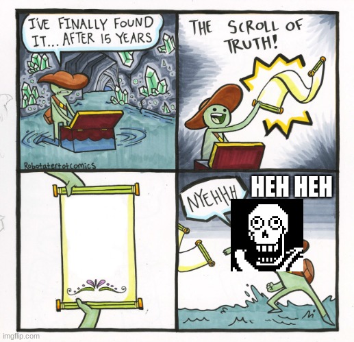 Scroll of Papyrus Blank Meme Template