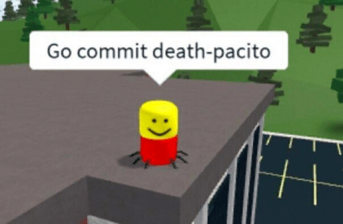 Go commit death-pacito Blank Meme Template