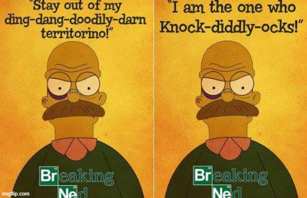 Breaking Ned | made w/ Imgflip meme maker