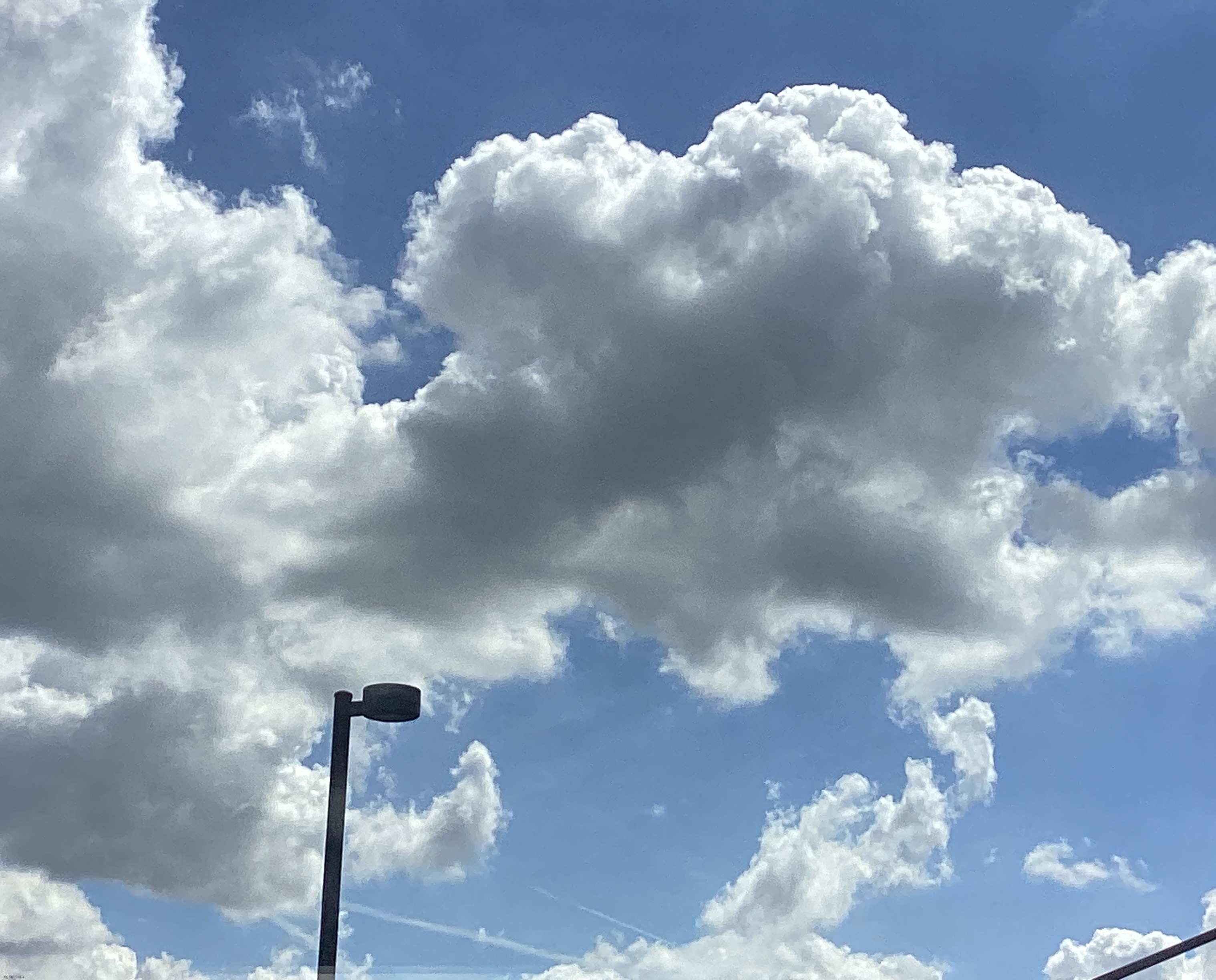 Picture I took of the clouds today | image tagged in clouds | made w/ Imgflip meme maker