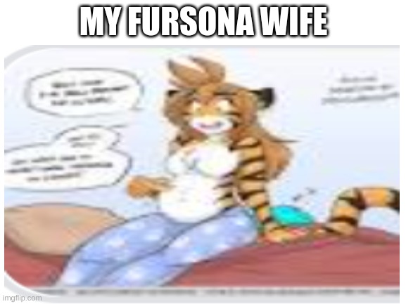 MY FURSONA WIFE | made w/ Imgflip meme maker