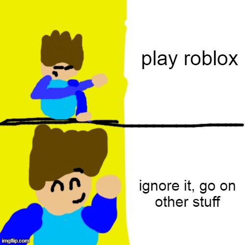 persona hotline | play roblox; ignore it, go on
other stuff | image tagged in idk what to name this,drake hotline bling,lolz | made w/ Imgflip meme maker