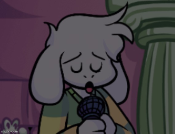 look at little goatbro | image tagged in asriel | made w/ Imgflip meme maker