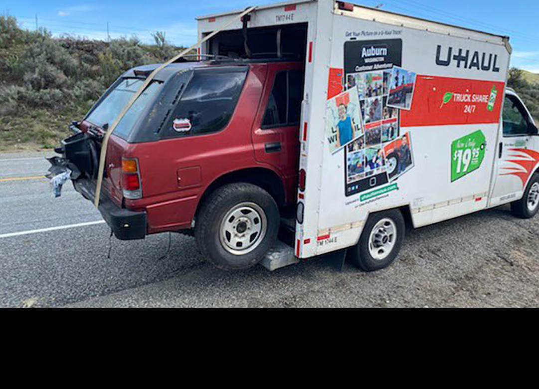 Car in UHaul Blank Meme Template