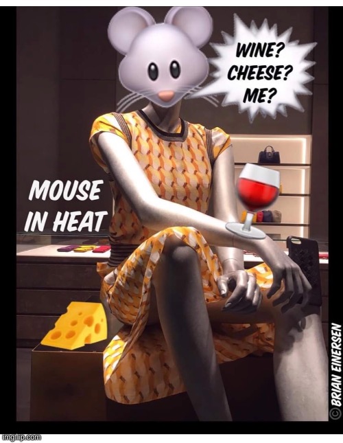 Manhattan Mouse | image tagged in fashion,bottega veneta,manhattan mouse,chessey cartoon,brian einersen | made w/ Imgflip meme maker