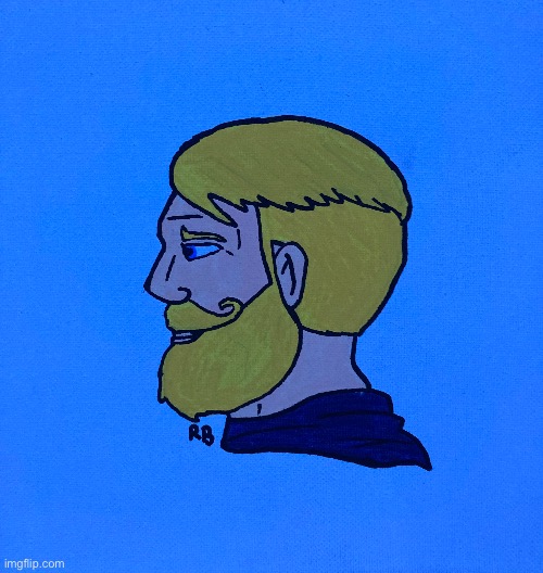 I drew chad | image tagged in chad,art | made w/ Imgflip meme maker
