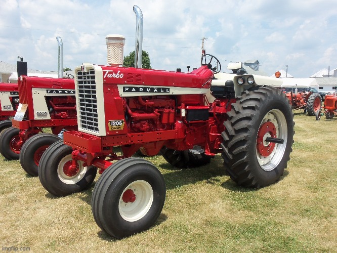 farmall 1206 | image tagged in tractor | made w/ Imgflip meme maker