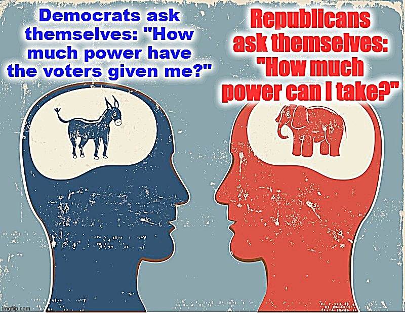 On issue after issue, Democrats are punching way below their weight. Step it up. | image tagged in democrats vs republicans democracy | made w/ Imgflip meme maker