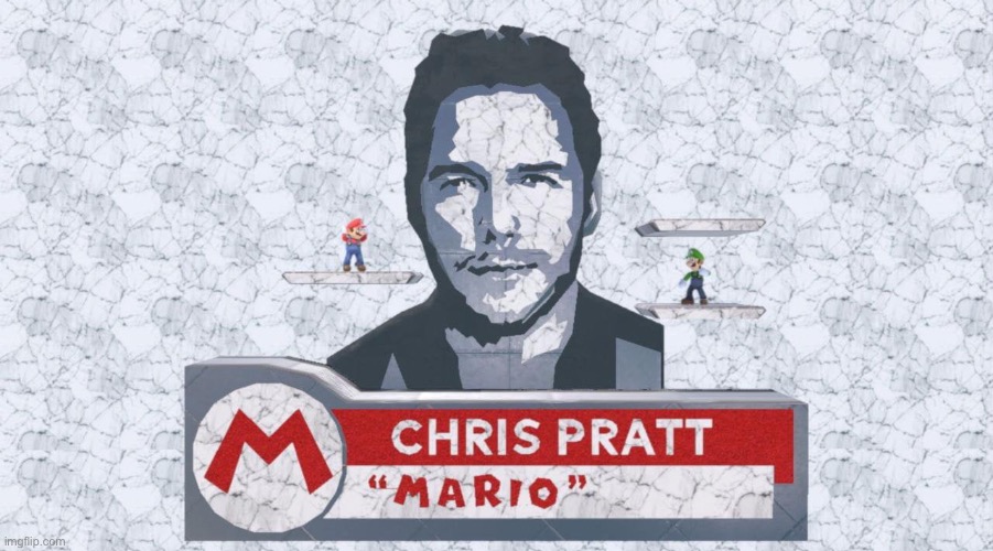 Chris Prat: “Mario” | made w/ Imgflip meme maker