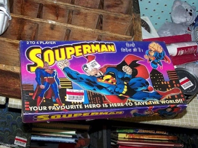 Souperman | image tagged in rip off,weird,memes | made w/ Imgflip meme maker